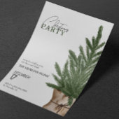 クリスマスパーティーの招待状 | クリスマスツリー 招待状