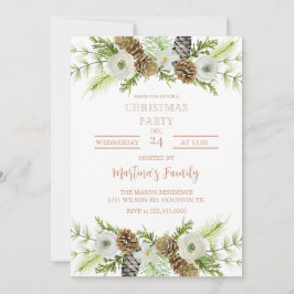 クリスマスパーティーの招待状 クリスマス 招待状