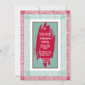 クリスマスパーティーの招待状 ホリデーシーズンのスター 招待状 (正面)