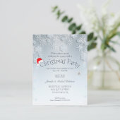 クリスマスパーティーの招待状 招待状 (スタンド正面)
