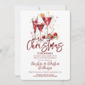 クリスマスパーティーの招待状 招待状 (正面)