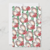 クリスマスパーティーの招待状 招待状 (裏面)