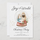 クリスマスパーティーの招待状 招待状 (正面)