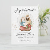 クリスマスパーティーの招待状 招待状 (スタンド正面)