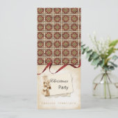 クリスマスパーティーの招待状 招待状 (スタンド正面)