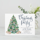 クリスマスパーティーの招待状 招待状 (スタンド正面)