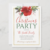 クリスマスパーティーの招待状 招待状 (正面)