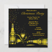 クリスマスパーティーの招待状 招待状 (裏面)