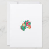 クリスマスパーティーの招待状 招待状 (裏面)