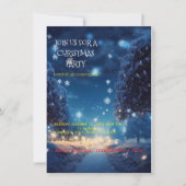 クリスマスパーティーの招待状 招待状 (正面)
