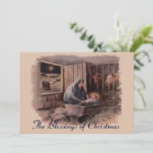 クリスマスパーティーの招待状 神の祝福 招待状 (スタンド正面)