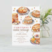 クリスマスパーティーの楽しいお菓子交換会 招待状 (スタンド正面)