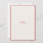 クリスマスパーティーの装飾のカスタマイズ可能な招待 招待状 (裏面)