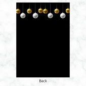 クリスマスパーティーの雪の結晶と雪だるま 招待状