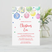 クリスマスパーティーの飾り 招待状 (スタンド正面)