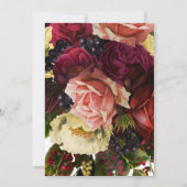 クリスマスパーティーまたはホリデーエクストラバガンザ 招待状 (裏面)