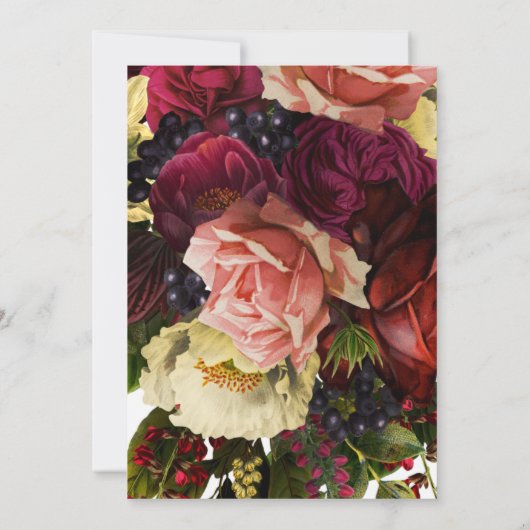 クリスマスパーティーまたはホリデーエクストラバガンザ 招待状 (裏面)