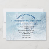 クリスマスパーティーアットザキャビン野生の鹿とアントラー 招待状 (正面)