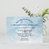 クリスマスパーティーアットザキャビン野生の鹿とアントラー 招待状 (スタンド正面)