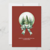 クリスマスパーティーアットホーム 招待状 (裏面)