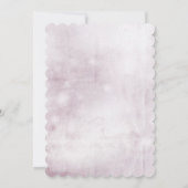 クリスマスパーティーウォーターカラーパインコーンリース 案内状 (裏面)