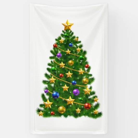 クリスマスパーティーウォールバナー 横断幕 (縦)