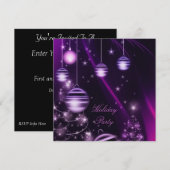 クリスマスパーティーオリジナル招待状 招待状 (正面/裏面)