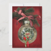 クリスマスパーティーオーナメント 招待状 (正面)