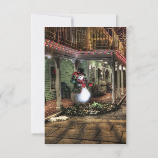 クリスマスパーティーカスタマイズの招待状 招待状 (正面)