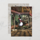 クリスマスパーティーカスタマイズの招待状 招待状 (正面/裏面)