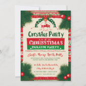 クリスマスパーティーカード セーブザデート (裏面)