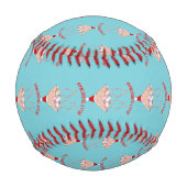 クリスマスパーティークラゲ野球 野球ボール (裏面)