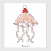 クリスマスパーティークラゲ シール (シート)