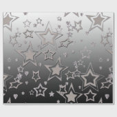 クリスマスパーティーグラデーショングリッターシャイン紙吹雪セント ラッピングペーパー (フラット)