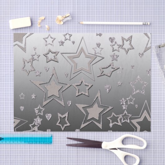 クリスマスパーティーグラデーショングリッターシャイン紙吹雪セント 薄葉紙 (クラフト)