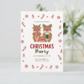 クリスマスパーティーグリーティングカード カード (スタンド正面)