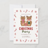 クリスマスパーティーグリーティングカード カード (裏面)