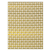 クリスマスパーティーゴールデン雪だるまウィンターホリデー テーブルクロス (正面)