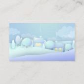 クリスマスパーティーサンタクロースルドルフ雪だるま小妖精や小人 プレイスカード (裏面)