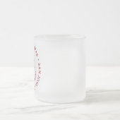 クリスマスパーティーサンタクロース フロストグラスマグカップ (中央)