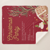 クリスマスパーティーシェルパブランケット シェルパブランケット (正面(横))