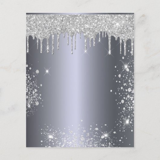 クリスマスパーティーシルバーグリッター予算 チラシ (裏面)