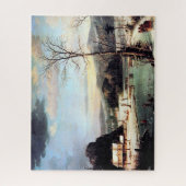 クリスマスパーティージョージ・ヘンリー・デュリー1852 ジグソーパズル (縦)