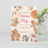 クリスマスパーティージンジャーパン 招待状 (スタンド正面)