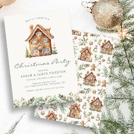 クリスマスパーティージンジャーパン 招待状