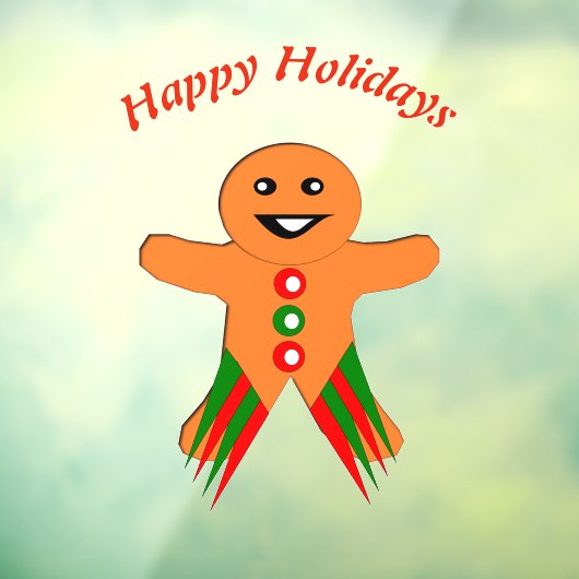 クリスマスパーティージンジャーブレッドマンカスタム ウィンドウサイン (シート3)