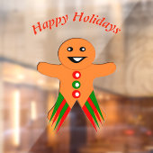 クリスマスパーティージンジャーブレッドマンカスタム ウィンドウサイン (シート2)