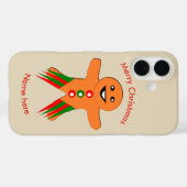 クリスマスパーティージンジャーブレッドマンiPhoneケース Case-Mate iPhoneケース (裏面 (横))