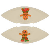 クリスマスパーティージンジャーブレッド女性 アメリカンフットボール (パネル)