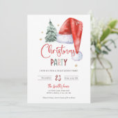 クリスマスパーティージンルアンドミングルホリデーサンタ 招待状 (スタンド正面)